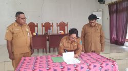 Plt. Sekda Pimpin Sertijab Kepala Dinas Kesehatan Mamberamo Raya